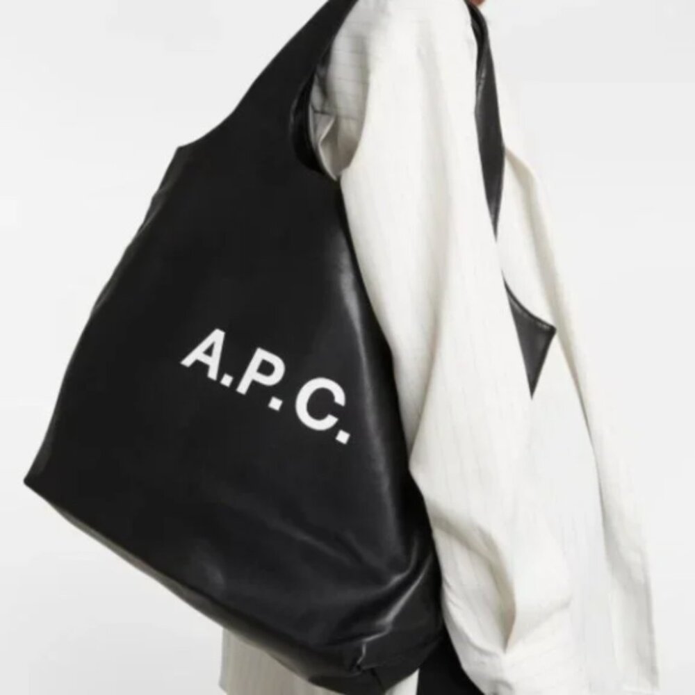 A.P.C. Ninon Faux-Leather Tote Bag